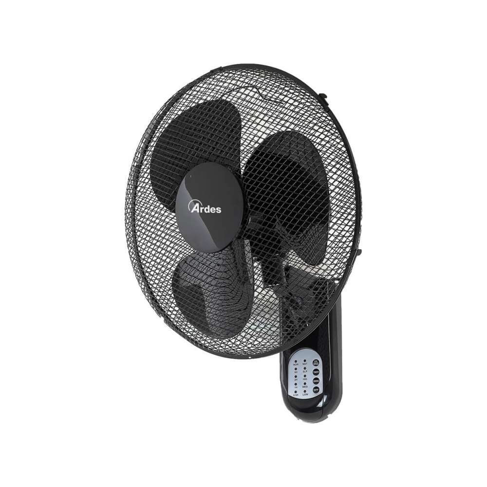 ARDES AR5W40R ZIDNI VENTILATOR 50W SA DALJINSKIM UPRAVLJAČEM I TAJMEROM CRNI