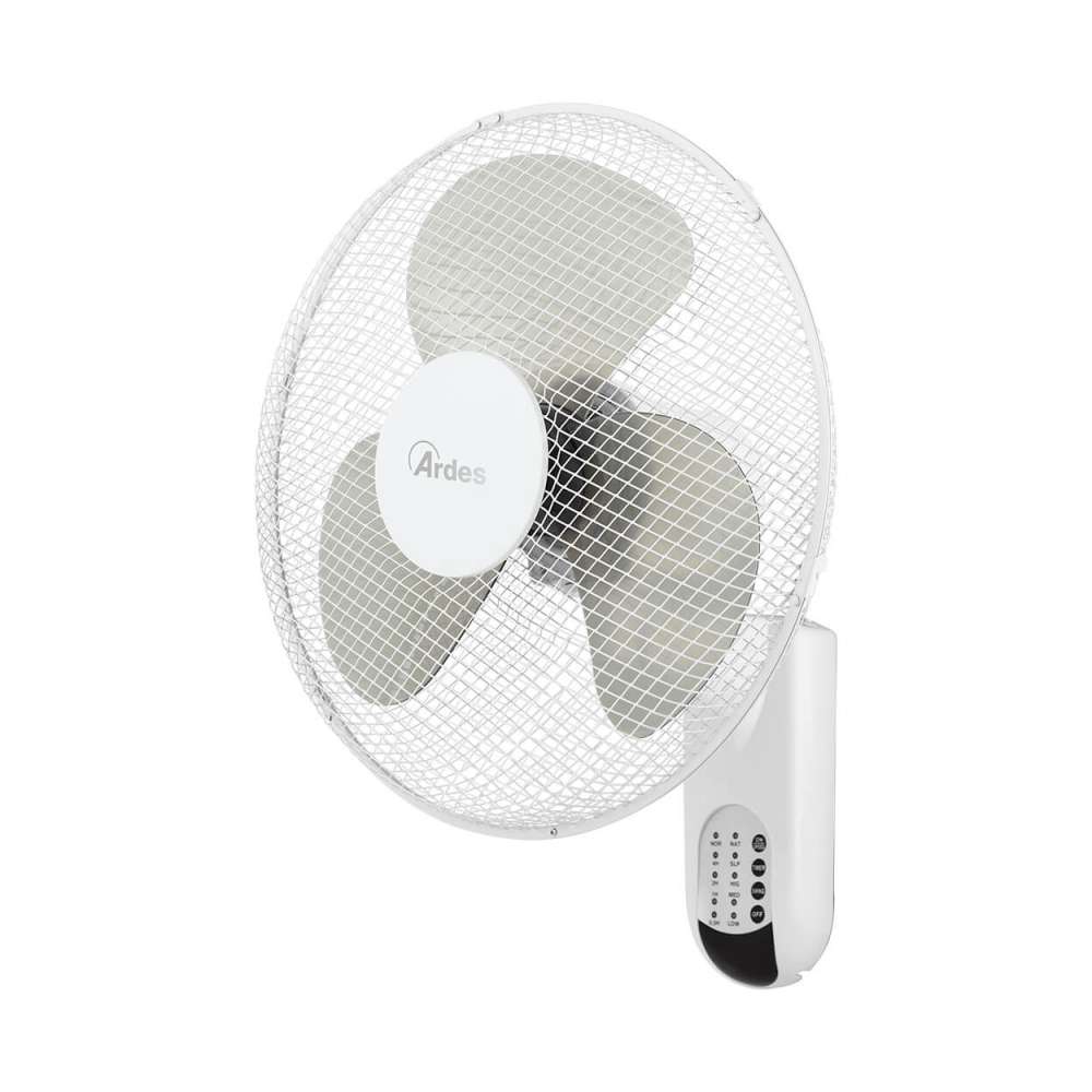 ARDES AR5W40RW ZIDNI VENTILATOR 50W SA DALJINSKIM UPRAVLJAČEM I TAJMEROM BELI