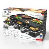 ADLER AD6616 RACLETTE GRIL 42X23CM 1400W - slika 2