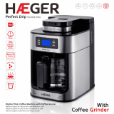 HAEGER HECM-10B.010A APARAT ZA FILTER KAFU SA MLINOM ZA KAFU LCD DISPLEJ - slika 3