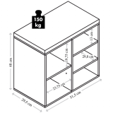 KESPER KSP15962 MINI CIPELARNIK ZELENI SA JASTUKOM ZA SEDENJE 51.5 X 48 X 29,5CM - slika 4